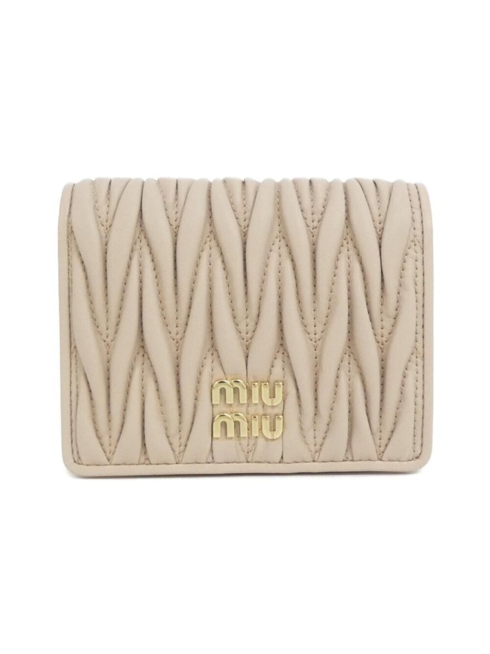 Miu Miu Wallet Gold